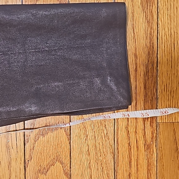 Helmut Lang slit leather pants size 12 wine/oxblood NWOT - Picture 10 of 16